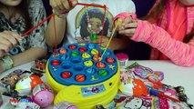 Lets Go Fishing Game Toy Challenge | Kinder Joy Eggs | Glitzi Globes | TuTiTu TV 5