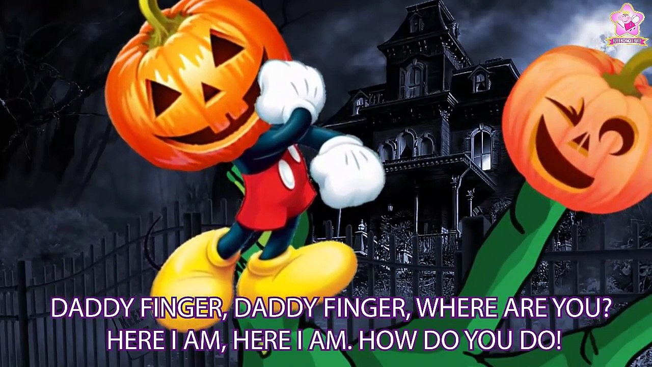 Halloween Finger Family | Mickey, Donald, Minnie, Goofy | Nursery Rhymes Surprise Eggs