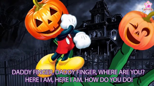 Halloween Finger Family | Mickey, Donald, Minnie, Goofy | Nursery Rhymes Surprise Eggs