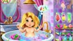 Rapunzel | Baby | Bath | Game |ラプンツェル｜ベイビー | ごっこ遊びゲーム ｜lets play! ❤ Peppa Pig