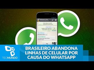 Brasileiro abandona linhas de celular por causa de crise e do WhatsApp