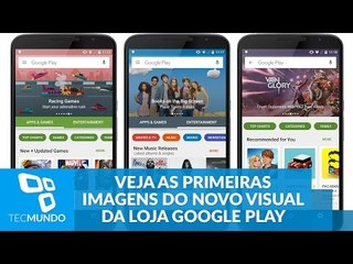 Veja os primeiros relances do novo visual da loja Google Play
