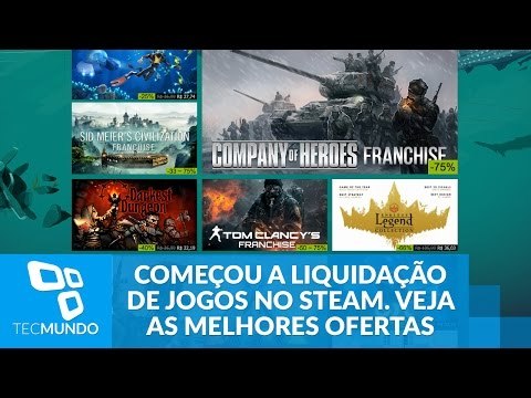 Começou a Liquidação de jogos no Steam. Veja as melhores ofertas