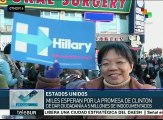 EE.UU.: miles esperan por la promesa de Clinton sobre inmigración
