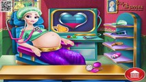 Disney Frozen Elsa and Anna, Princess Rapunzel & Ariel the Little Mermaid Pregnant Check-Up Games