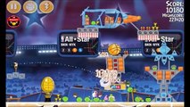 Angry Birds Seasons NBA All Star HAM Dunk 4 15 Walkthrough Guide 3 Stars