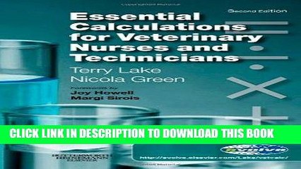 Скачать видео: Ebook Essential Calculations for Veterinary Nurses and Technicians, 2e Free Download