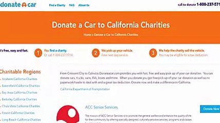 How To donate a car to charity California Online