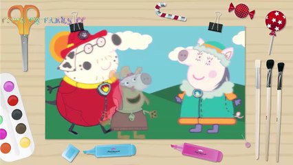 Download Video: Pepa pig en español & Superhero Funny :) SpiderMan Peppa Pig finger family saviors the beast #10