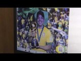 Wesley Safadão visita o Museu Seleção Brasileira e encontra Tite na CBF