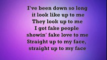 Fake Love - Drake (Lyrics) - Vidéo Dailymotion