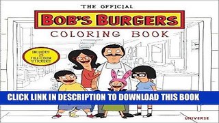 Ebook The Official Bob s Burgers Coloring Book Free Read