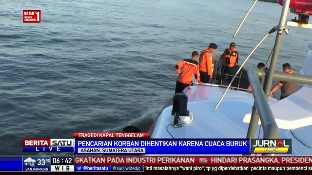 Pencarian Korban di Selat Malaka Dihentikan Sementara