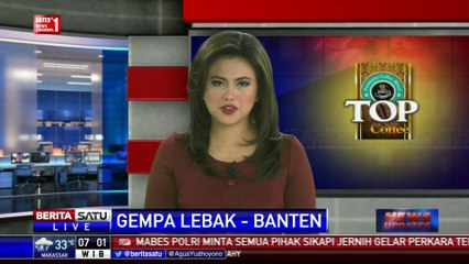 Gempa 6 Skala Richter Guncang Lebak Banten