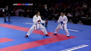 Male Kumite Final -67 Jordan Thomas ENG V Yves Martial Tadissi HUN 2016 WKF World Championships