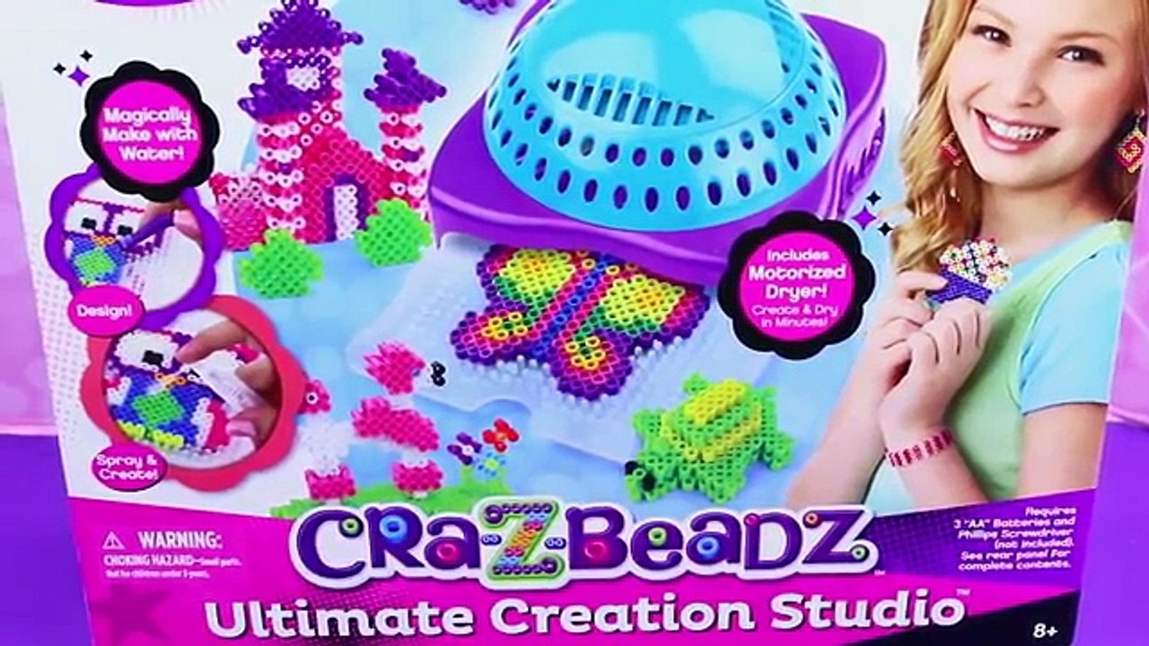 Cra-Z-Art Shimmer & Sparkle Cra-Z-Beadz Ultimate Creation Studio Fun Crafts for Kids! DisneyCarToys