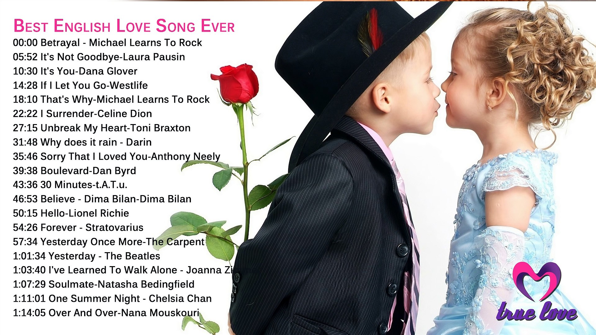 ⁣Best English Love Song Ever -- Top Greatest Love Songs