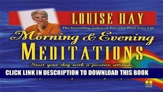Ebook Morning   Evening Meditations Free Read