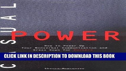 [PDF] Casual Power:: How to Power Up Your Nonverbal Communication   Dress Down for Success Popular