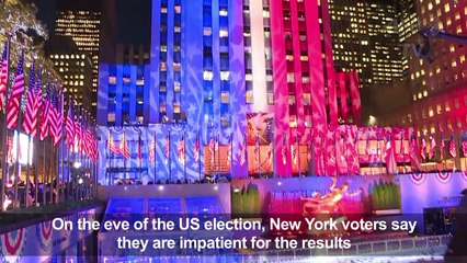 US vote : New Yorkers impatient for results
