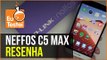 Neffos C5 Max tem mais tela, mais bateria e mais câmera! É bom? - Vídeo Resenha EuTestei Brasil