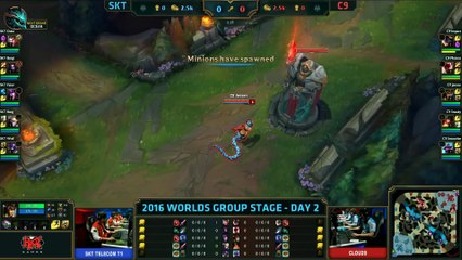 SKT vs C9, S6 Worlds 2016 Match 7 Group B Day 2, SK Telecom T1 vs Cloud 9_23
