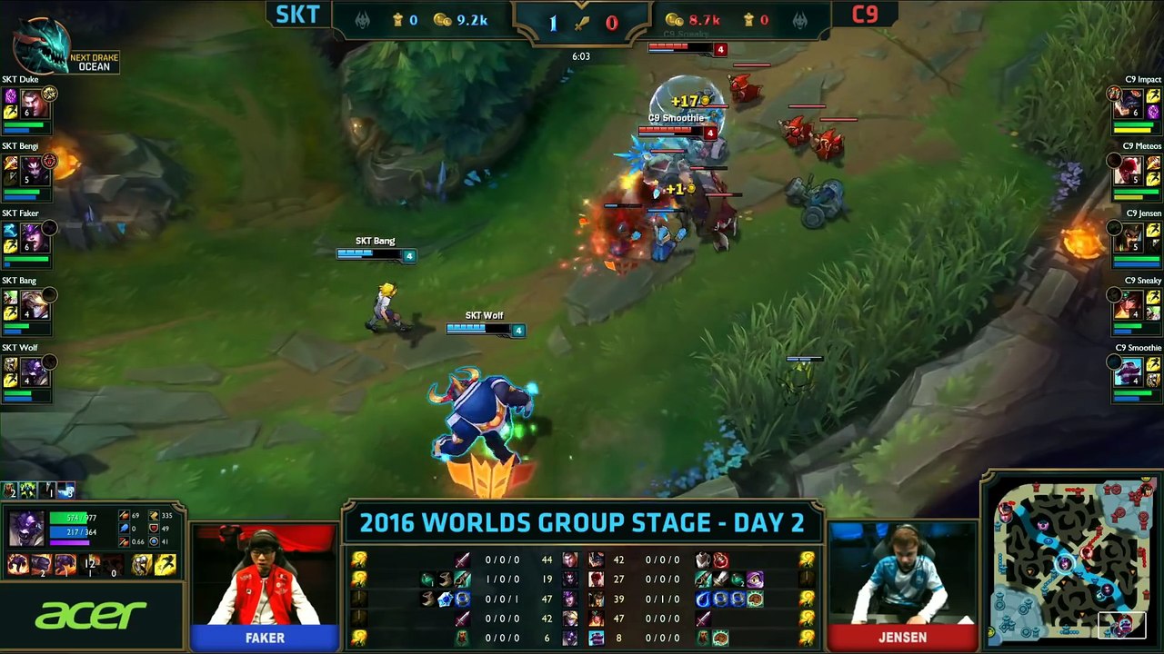 SKT vs C9, S6 Worlds 2016 Match 7 Group B Day 2, SK Telecom T1 vs Cloud 9_32