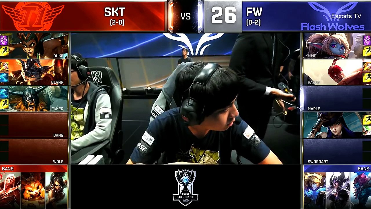 SKT vs FW (Bo1) - LOL World Championship 2016 Day 4 - SKT T1 vs FW - SKT T1 vs Flash Wolves_16