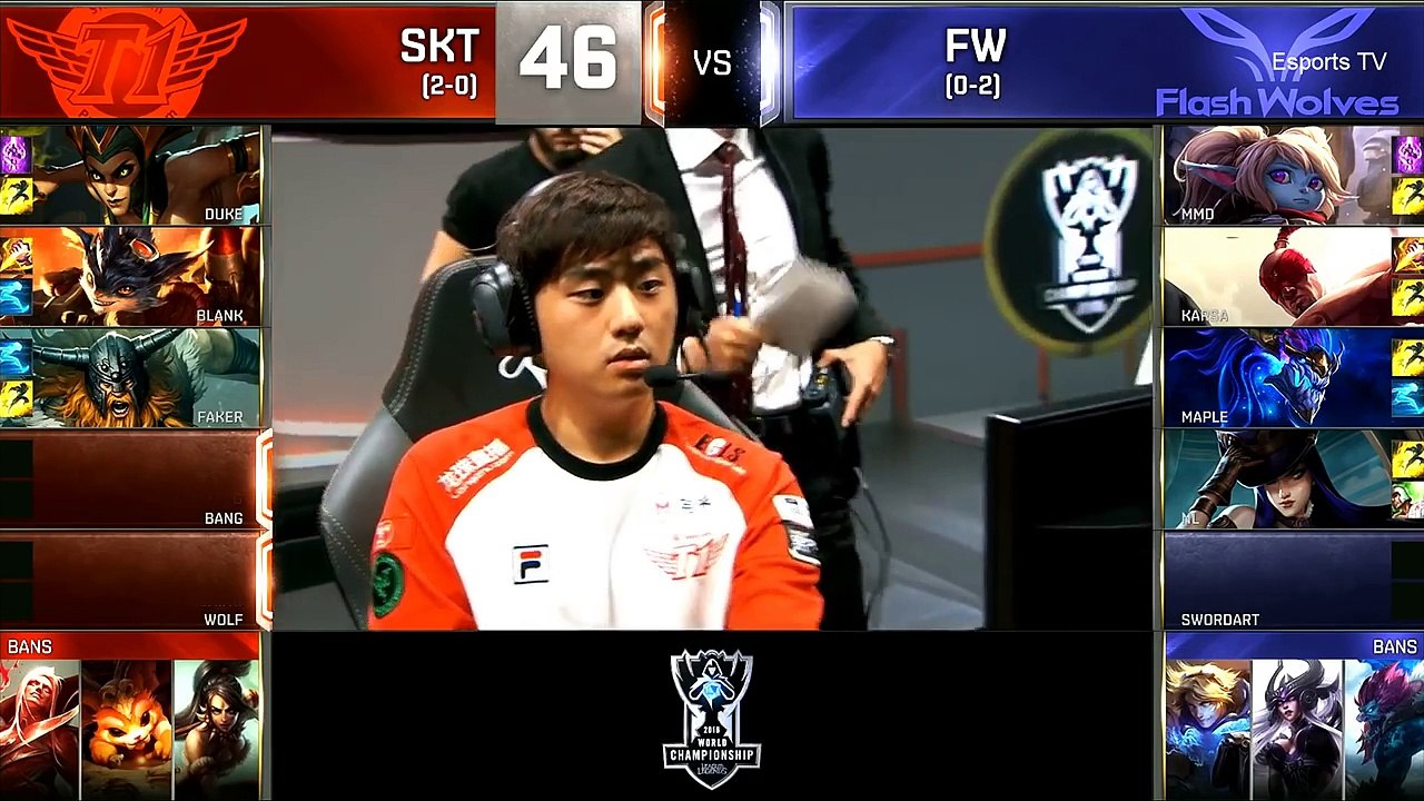 SKT vs FW (Bo1) - LOL World Championship 2016 D...
