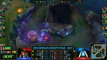 SKT vs C9, S6 Worlds 2016 Match 7 Group B Day 2, SK Telecom T1 vs Cloud 9_45