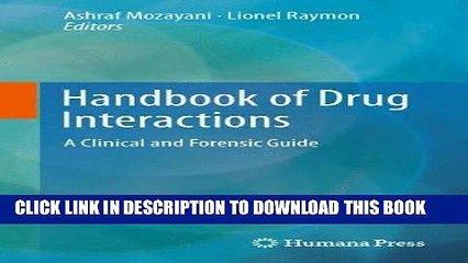 [PDF] Handbook of Drug Interactions: A Clinical and Forensic Guide Full Online