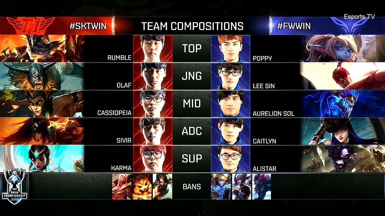 SKT vs FW (Bo1) - LOL World Championship 2016 Day 4 - SKT T1 vs FW - SKT T1 vs Flash Wolves_30
