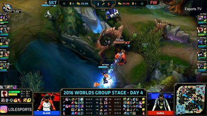 SKT vs FW (Bo1) - LOL World Championship 2016 Day 4 - SKT T1 vs FW - SKT T1 vs Flash Wolves_59