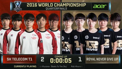 SKT vs RNG Game 4 Quarter-final, S6 Worlds 2016 Quarterfinals, SK Telecom T1 vs Royal Never Give Up_4