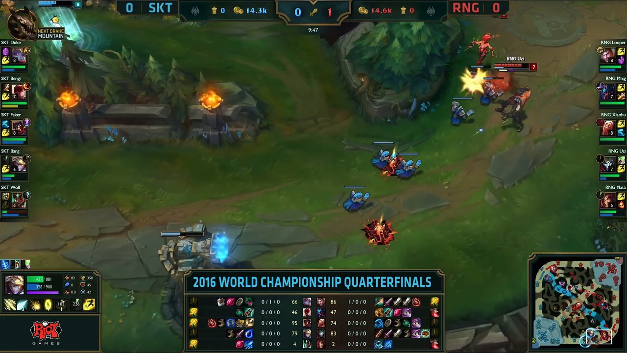 SKT vs RNG, Game 1 - Worlds 2016 Quarterfinal - SK Telecom T1 vs Royal Never Give Up_72