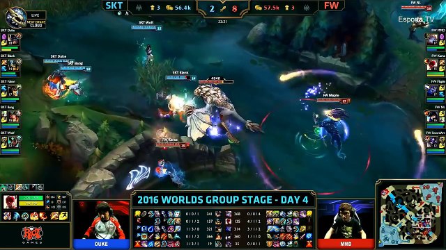 SKT vs FW (Bo1) - LOL World Championship 2016 Day 4 - SKT T1 vs FW - SKT T1 vs Flash Wolves_89