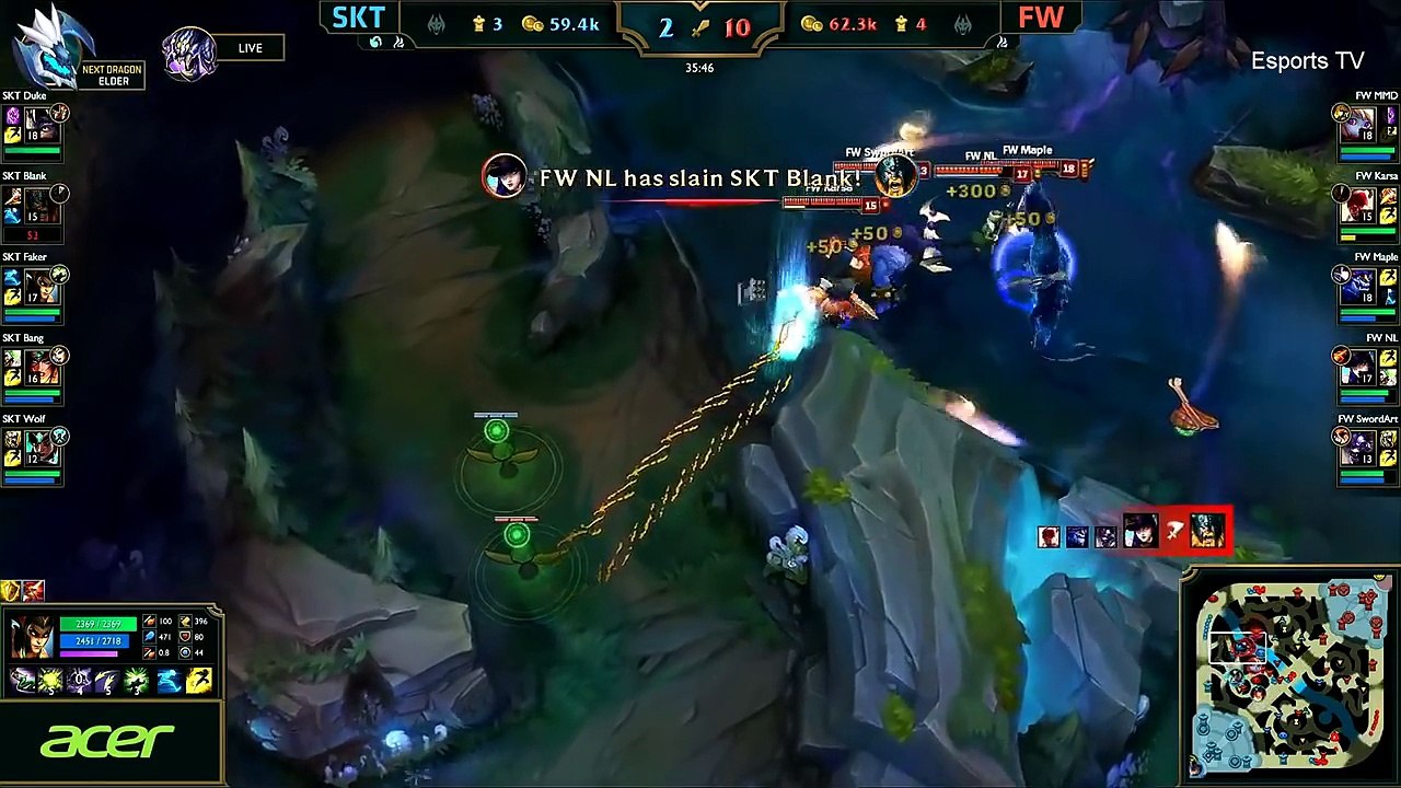 SKT vs FW (Bo1) - LOL World Championship 2016 Day 4 - SKT T1 vs FW - SKT T1 vs Flash Wolves_93