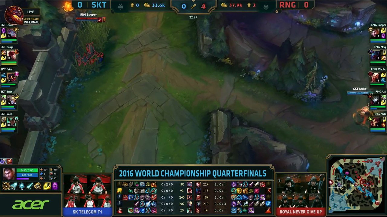 SKT vs RNG, Game 1 - Worlds 2016 Quarterfinal - SK Telecom T1 vs Royal Never Give Up_95