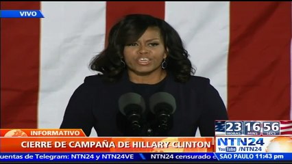 Download Video: Hillary es la persona que tenemos que tener a nuestro lado, porque ella nunca se rinde y nunca renuncia