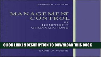 [PDF] Management Control In Nonprofit Organizations Full Online