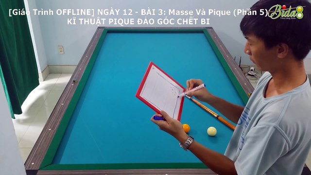 [bida8.vn] Kĩ Thuật Pique Đảo Góc Chết Bi