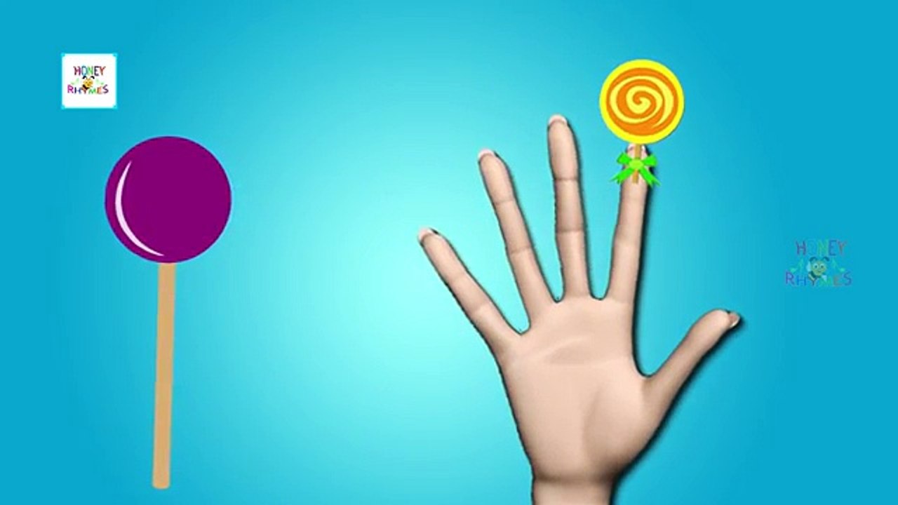 The Finger Family Lollipop Family - Cartoon Lollipops Finger Family 3D Kids Nursery Rhymes & Songs