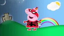 #Peppa Pig em Português Brasil 2016 #SPIDERMAN #Finger Family #Learn Colors #peppa Pig Home