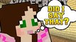 PopularMMOs Minecraft - DID I SAY THAT! (THE WEIRDEST THINGS WE'VE EVER SAID!) Mini-Game Pat and Jen