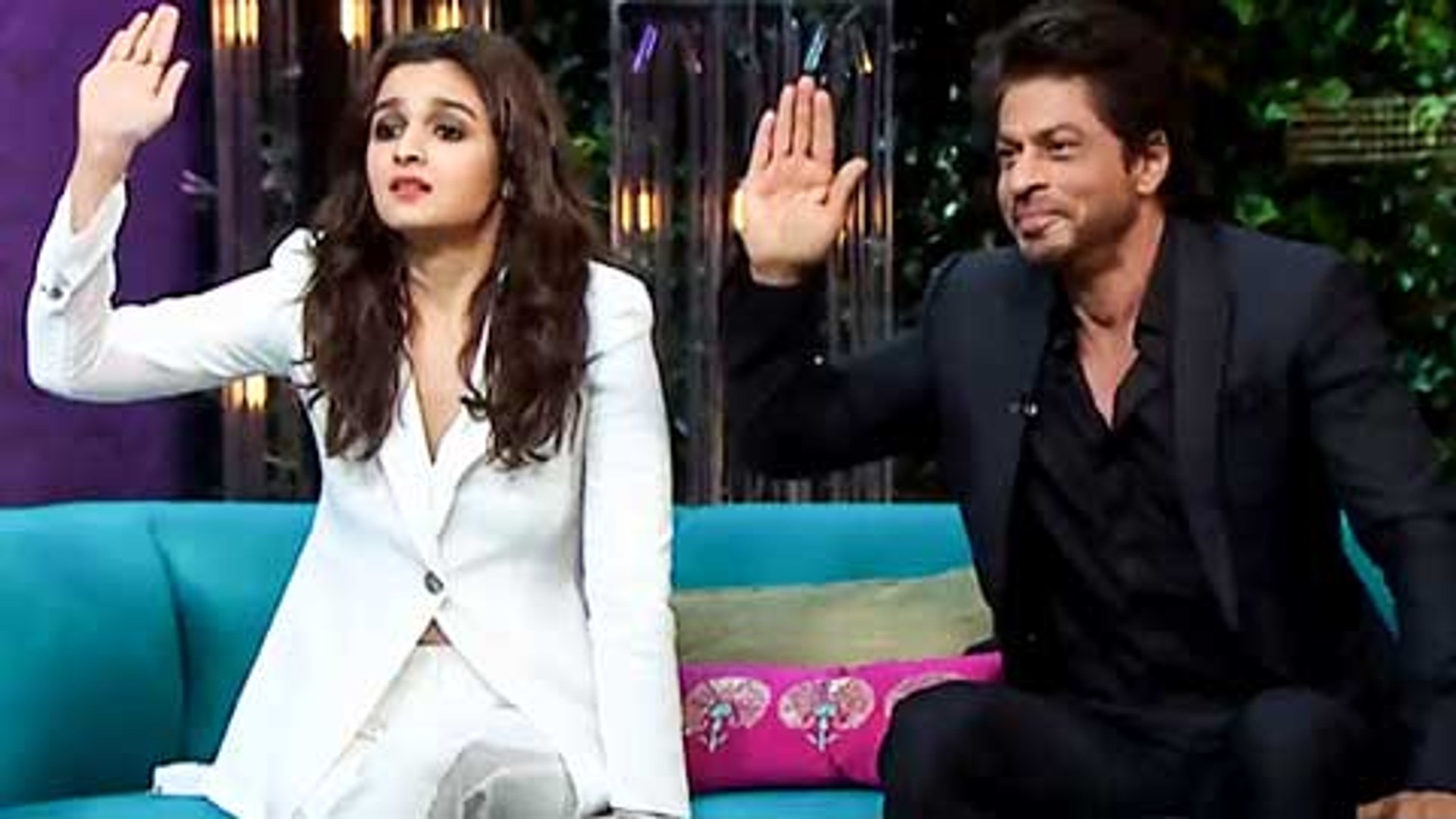 BEST MOMENTS Shah Rukh Khan - Alia Bhatt Koffee With Karan - video  Dailymotion