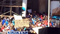 Manifestantes invadem a Alerj durante protesto contra o pacote de austeridade