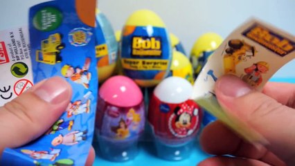 Bob the Builder Surprise Eggs for Kinder