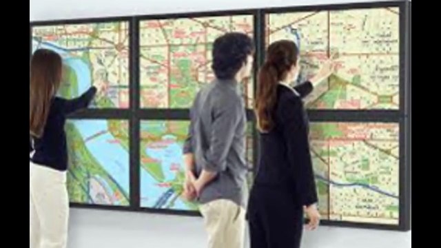 Multi touch display technology & 3d wall interactive