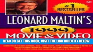 [FREE] EBOOK Leonard Maltin s Movie and Video Guide 1999 (Serial) BEST COLLECTION