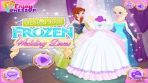 Frozen Elsa Wedding Dress Design - Design Your Frozen Wedding Dress Game